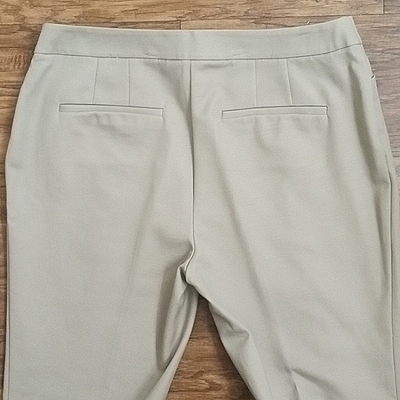 Chico's So Slimming Ankle Pants Taupe Smooth Seam Front 0.5 - Picture 6 of 8